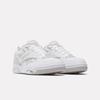Basketballschuh REEBOK "BB 4500 DMX", Gr. 39, weiß, mistgrau, glassblau, Synthetik, Leder, sportlich, Schuhe