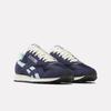 Sneaker REEBOK CLASSIC "CLASSIC NYLON", Gr. 42,5, vector navy, glitch aqua, vintage chalk, Leder, Textil, Synthetik, sportlich, Schuhe