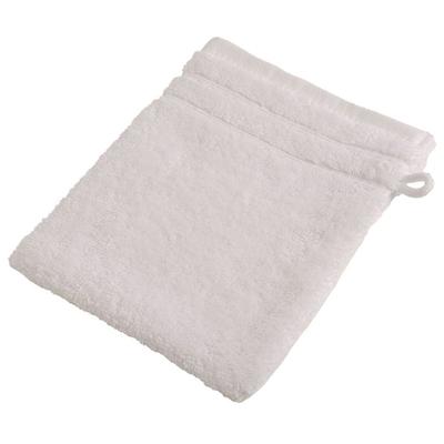 Waschhandschuh WEWO FASHION "9518W", weiß, B:16cm L:21cm, Frottee, Waschlappen, saugstark Image