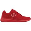 Sneaker LOTTO, Gr. 44, rot (rot, weiß), Synthetik, Kunstfaser, unifarben, sportlich, Schuhe, - besonders leicht & bequem
