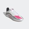 Fußballschuh ADIDAS PERFORMANCE "F50 MESSI CLUB INDOOR E FÜR KINDER", Gr. 35, cloud weiß, lucid rot, silber metallic, Synthetik, sportlich, Schuhe