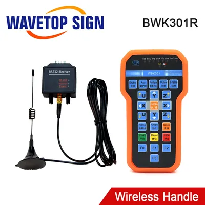 WaveTopSign Ruida Wireless Operating Handle BWK301R BWK301T for RDC6442G RDC6442S RDC6332M Co2 Laser