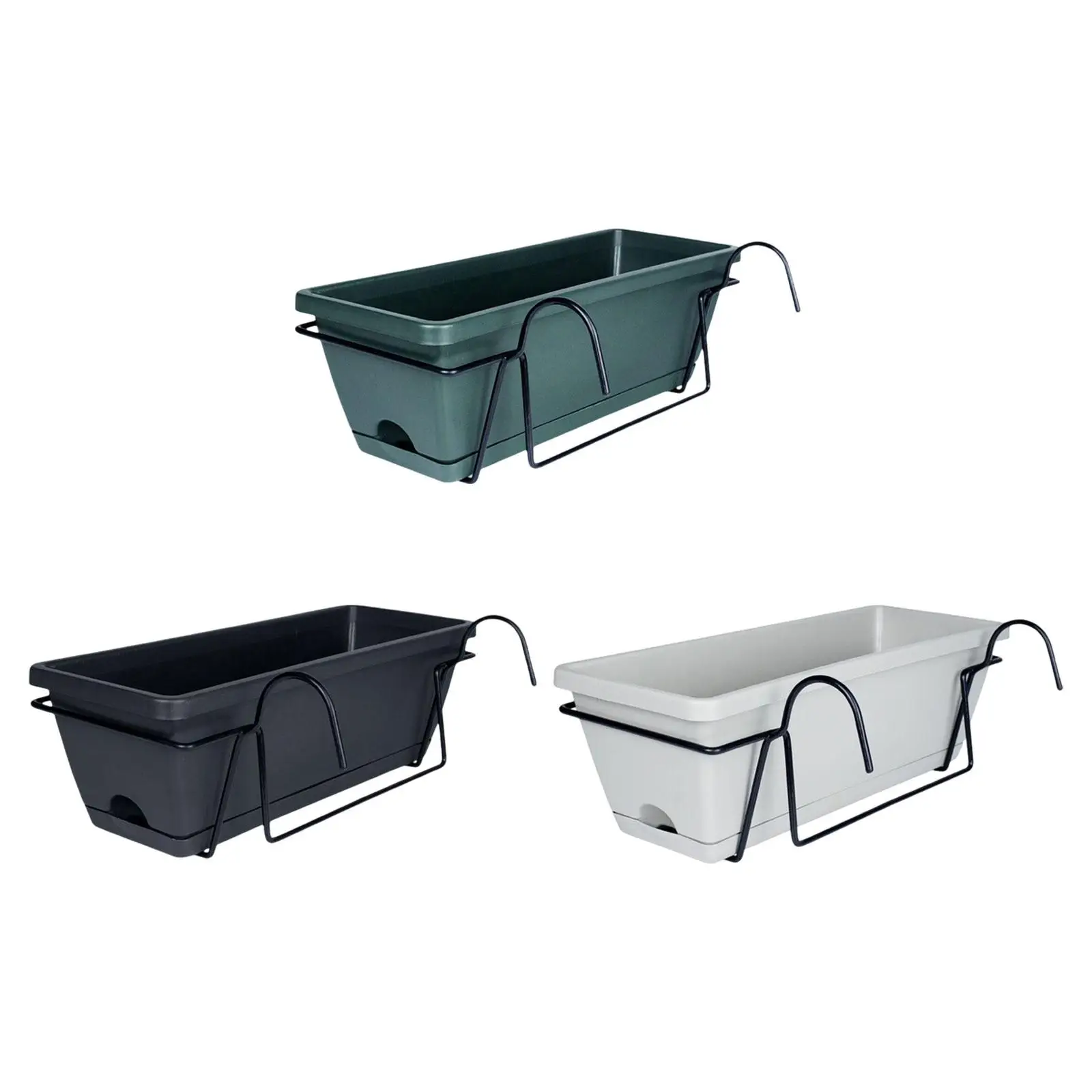 Balkongeländer, Pflanzgefäß, Blumentopf, Blumentopf, Schienenpflanzer, Fensterbox
