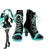 VOCALOID 16th Miku Kaleidos Studio Anpassen Anime Cosplay Schuhe Stiefel