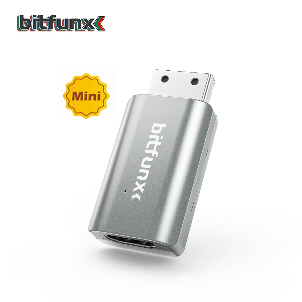 Bitfunx DC VGA zu HDMI Adapter Mini Version HD TV Video Audio Konverter für DreamCast Spielkonsole Alle Version Image