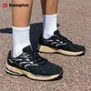 Baasploa Männer Laufschuhe Sommer Mesh Atmungsaktive Vintage Schuhe Hohe Qualität Mode 2025, Männliche Dämpfung Elastizität Sport Schuhe
