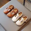 Mädchen Lederschuhe für Party Hochzeit Runde Zehen Spitze Lolita Mode Kinder Mokassin Schuhe Kinder Casual Flats Schuhe Größe 22-33