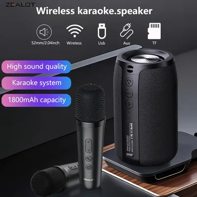 ZEALOT S32M 10 W tragbarer kabelloser Lautsprecher mit integriertem Mikrofon, 1800 mAh Akku für Image