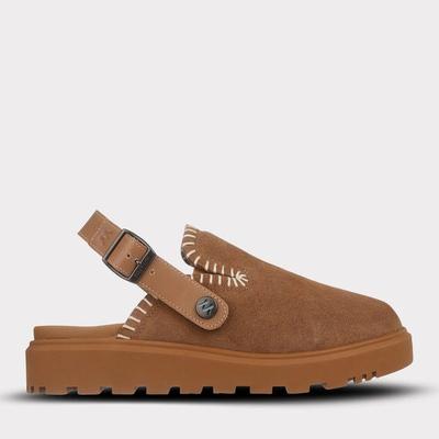 Women's Lilah Slip-On Mule by Mykos in Brown (Size 9 M)