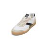 Sneaker MARC O'POLO "aus edlem Rindleder", Herren, Gr. 42, weiß (weiß, schwarz), Obermaterial: 100% Leder (Rind), Schuhe