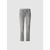 Straight-Jeans PEPE JEANS "GEN", Damen, Gr. 27, Länge 32, dirty grau used, Web, Obermaterial: 92% Baumwolle, 6% Polyester, 2% Elasthan, casual, slim fit, Jeans, in schöner Qualtät mit geradem Bein und Doppel-Knopf-Bund