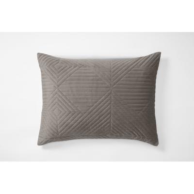 Men’s Big & Tall Geo Diamond Velvet Sham by BrylaneHome in Dark Grey (Size STAND)
