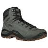 Wanderschuh LOWA "RENEGADE EVO GTX MID", Gr. 41, schwarz (dunkelgrau, schwarz), Leder, sportlich, Schuhe, wasserdicht und mit Vibram-Sohle, Topseller