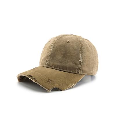 Men's Vintage Distressed Denim Baseball Cap – Adjustable Washed Cotton Hat for Outdoor Sports, Travel and Casual Wear