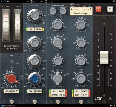 Plugin Alliance Lindell Audio 80 Serie