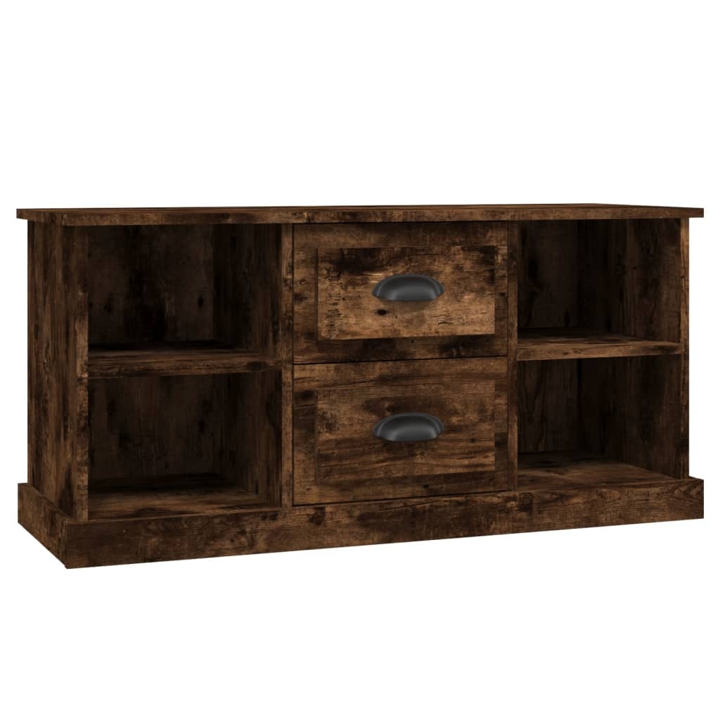 vidaXL TV-Schrank Räuchereiche 99,5x35,5x48 cm Holzwerkstoff Image