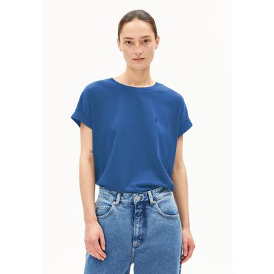 IDAARA T-SHIRT - Frauen Loose Fit T-Shirt - blau (Größe: S) Image