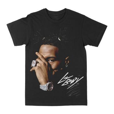 TEMU Big Face Graphiccomfortable Cotton Men's Round Neck Short Sleeves T-shirt 180g Image