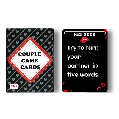 TEMU 50 Couples Cards Holiday Party Game Cards Game For Couples Relationship Enhancement Game Valentine's Day Party Game Party Game Fun Filled Card Game