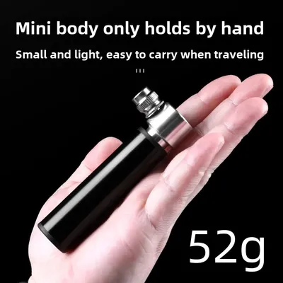 Portable Mini Bike Bicycle Pump Aluminum Alloy Cycling Hand Air Pump Ball Tire Inflator Schrader Presta Valve MTB Road Bike Pump