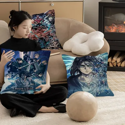 Amine A-Attack O-On T-Titan Kissen Geschenk Home Office Dekoration Schlafzimmer Sofa Auto Kissenbezug Hülle 45x45 Image