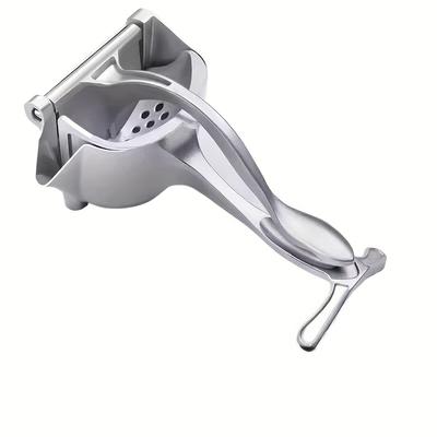 TEMU [daily Use] Stainless Steel Manual Citrus Juicer - Easy-to-clean, For Fresh, Seedless Juice From Oranges, Lemons, And - Health- Kitchens - 1pc, Manual Juicer | | Design