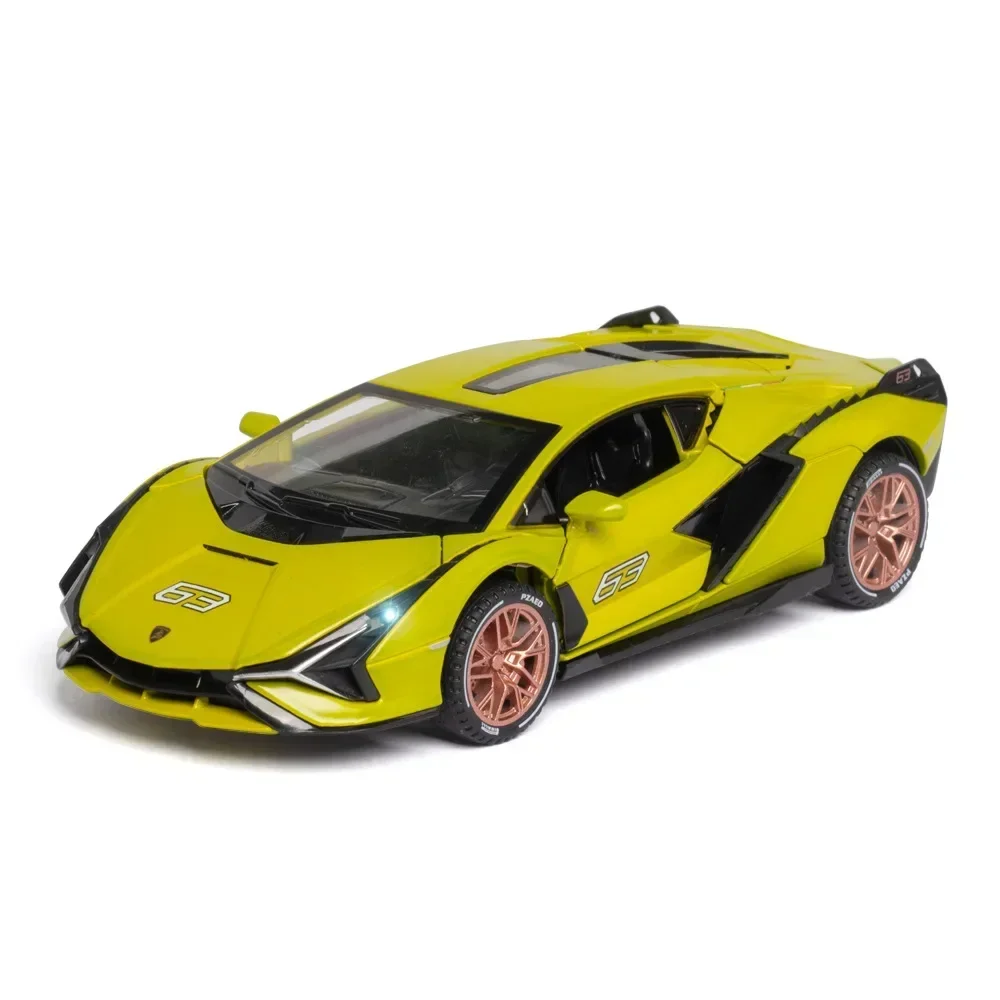1:32 Lamborghini Sian Sportwagen Simulation Diecast Metalllegierung Modellauto Power Car Collection Hobbys Heißer Verkauf Modelle