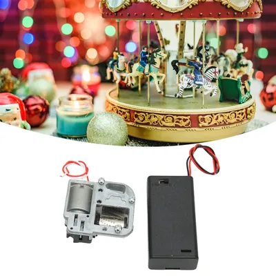 ZK30 Music Box Movement 18 Note Battery Powered Beautiful Melody Therapeutic Electric Music Box