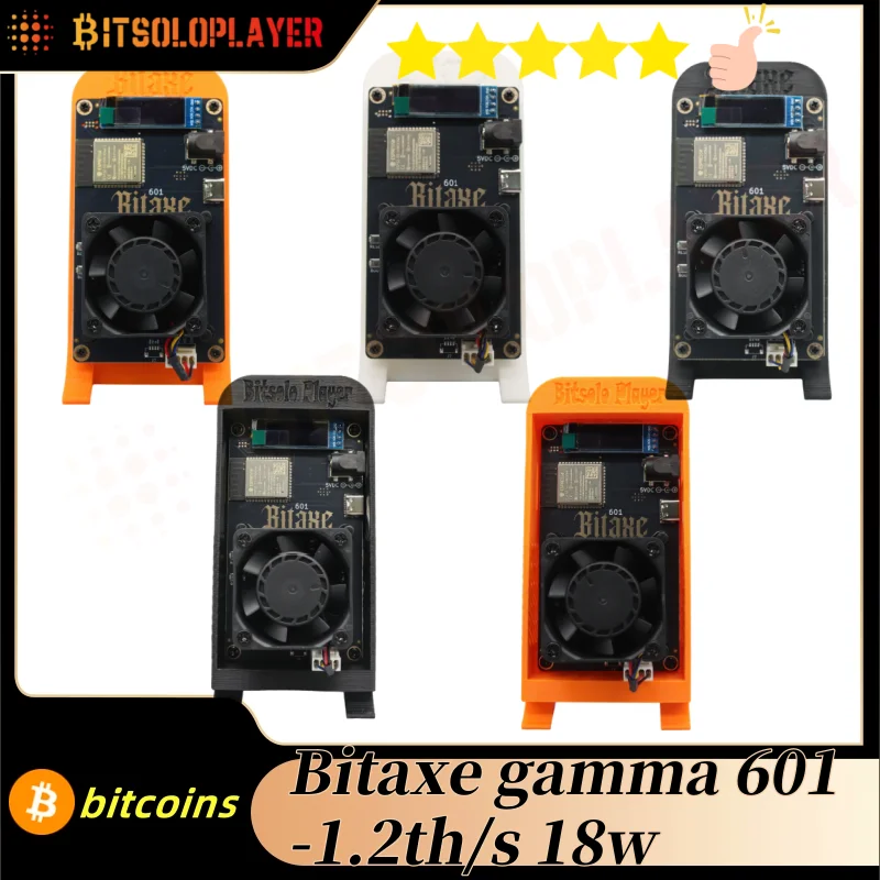 Bitaxe Gamma 601 1.2th/s Stromverbrauch 18 W BM1370 Bitcoin ASIC Miner BTC Miner Lottery Miner Heimminer Image