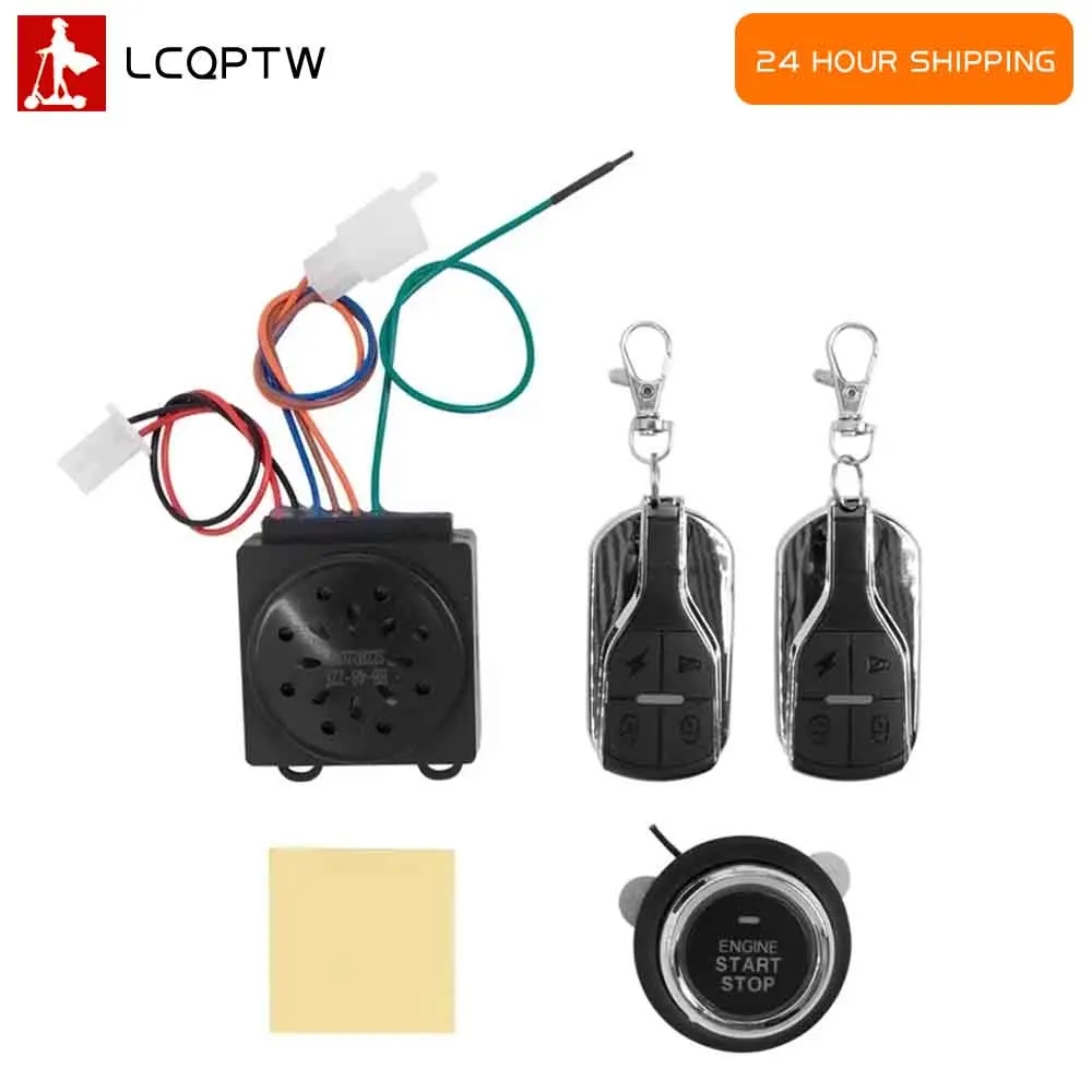 Alarm One-Key-Start Anti-Diebstahl-Gerät Fernbedienung Alarm für Citycoco Elektroroller Kickscooter Modifizierter 36V-72V Alarm Image