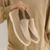 Herrenschuhe, Freizeitschuhe für Herren, Wildleder-Loafer, klassischer britischer Stil, leichte,