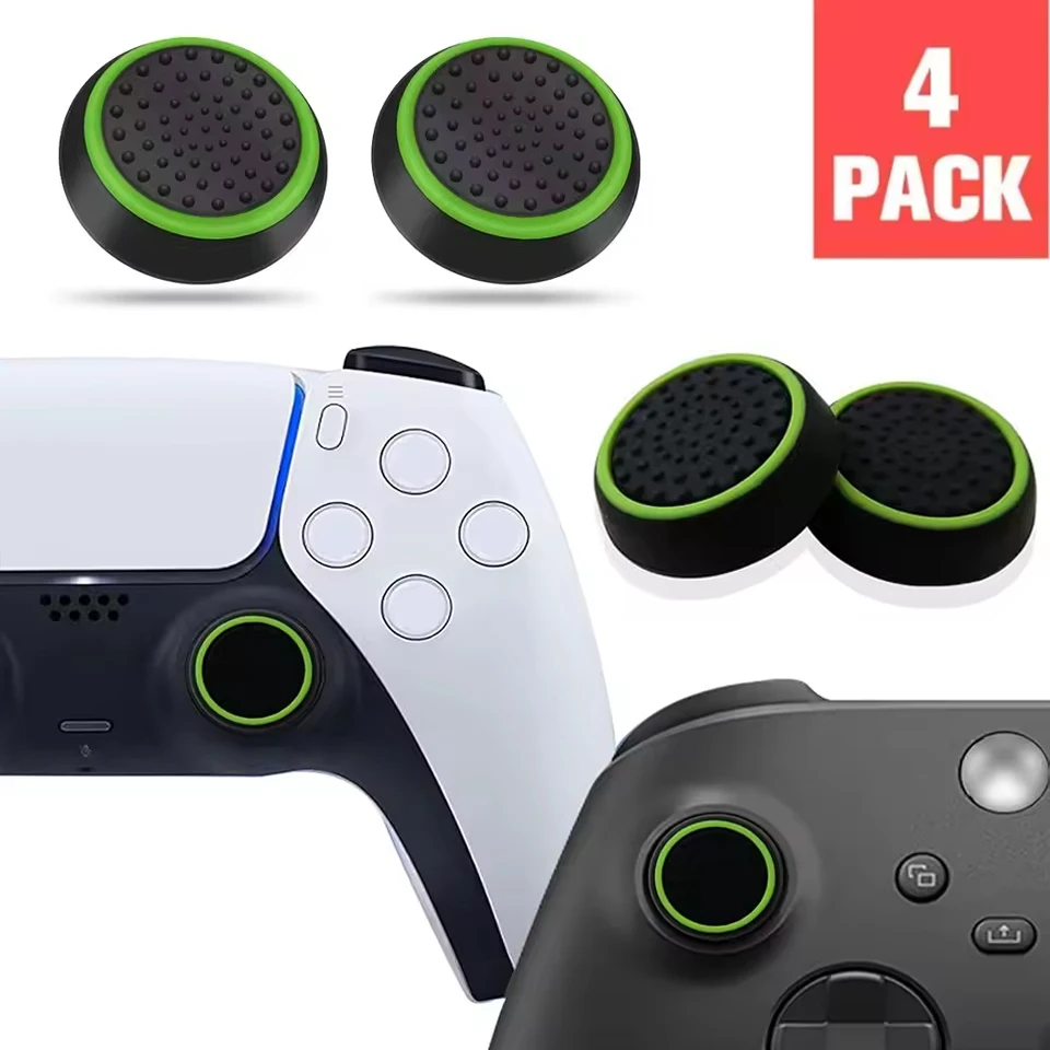 2/4Pcs Silikon Thumbstick Joystick Grip Caps Für PS5/PS4/PS3 Controller Für Steam Deck/Xbox One/Xbox 360 Gamepad Zubehör
