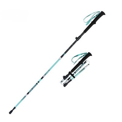 Walking Stick Trekking Poles Collapsible Hiking Poles - Carbon Fiber, Trekking Sticks, Antishock and Quick Lock System, Telescopic, Collapsible, Ultralight