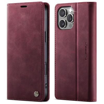 Phone Case For iPhone 17 Air iPhone 16 15 14 Pro Max Plus iPhone 16e iPhone 13 12 11 Pro Max Mini Magnetic Adsorption Wallet Case Flip Cover Magnetic Full Body Protective Kickstand TPU PU Leather