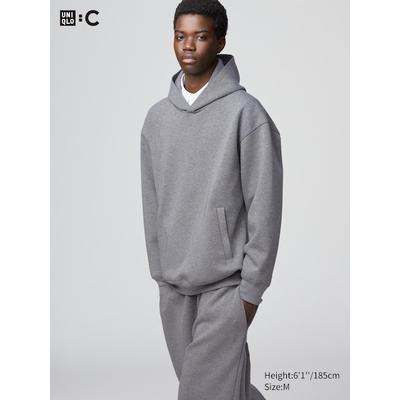 Uniqlo - Oversized Sweat Pullover Hoodie - Grey - 3XL