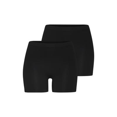 Boxer LASCANA, Damen, Gr. 32/34, schwarz, Obermaterial: 93% Polyamid, 7% Elasthan, unifarben, eng, Unterhosen Image