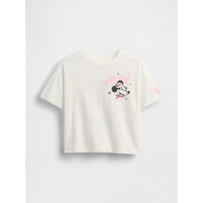 Gap White Minnie Mouse Disney Relaxed Graphic Short Sleeve T-Shirt (6mths-5yrs)