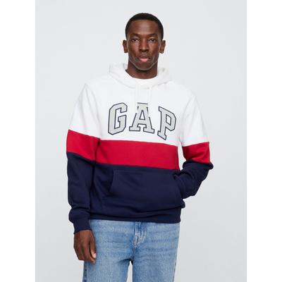 Gap White Vintage Logo Hoodie