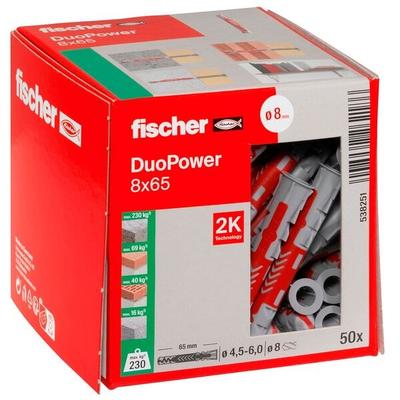 fischer Universaldübel-Sortiment »DuoPower 8x65 2K« 50 Stück Image