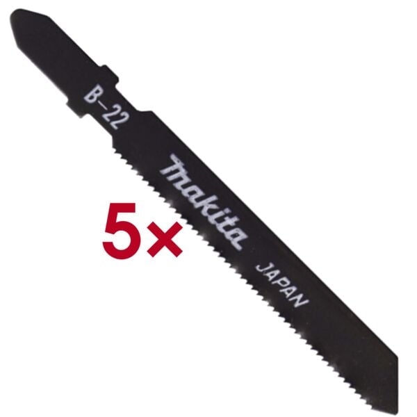 makita Stichsägeblätter »A-85737« 5 Stück grau Image