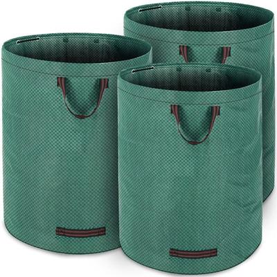 Gardebruk - Gartenabfallsack je 280 Liter 50 kg Belastbarkeit doppelte Nähte 3 stabile Griffe