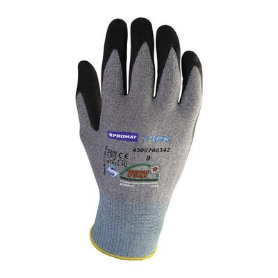 PROMAT Handschuhe Flex N Größe 10 grau/schwarz EN 388 PSA-Kategorie II Image