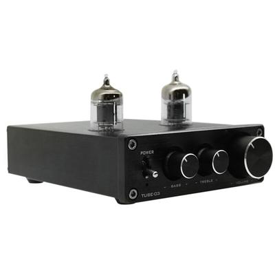 TUBE-03 HiFi Röhrenvorverstärker mit 6K4 Elektronenröhre – Klangregelung (Höhen/Tiefen) – Image