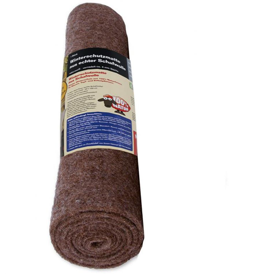 NOOR Winterschutzmatte aus Schafwolle braun Image