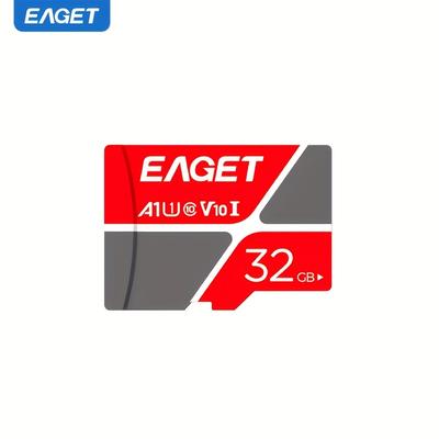 TEMU Eaget High Speed Sd/tf Memory Card, 32gb/64gb/128gb/256gb Capacity Optional, C10, V30, A1, Mini Sd Memory Card For Mobile Speaker Hd Camera Psp, 4k H