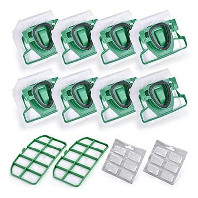 TEMU 12pcs For Vk200 Parts For Vorwerk Kobold Vacuum Cleaner Bag Replacement Vk200 Bags+2 Hepa Filters+ Fragrances Image