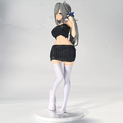 TEMU 1/6 1pc Anime Figurine - Mixed Color Pvc Statue, Collectible Doll Model For Christmas And Halloween, Festive Gift For Anime Fans