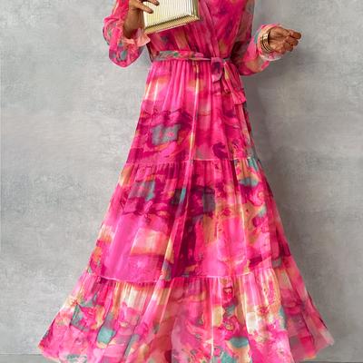 TEMU Chic And Comfortable Vacation Dress With A Relaxed Fit Image