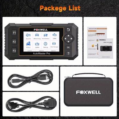 TEMU Foxwell Nt650 Pro Car Automotive Scanner Tool Abs Airbag Srs Diagnostic, Bidirectional Control, 26+ Kinds Of Professional Special Function Scanner, Liftime Free