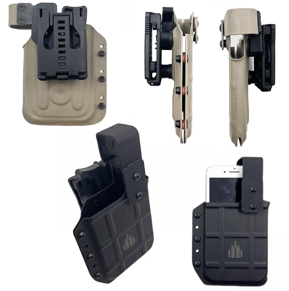 Taktisches Schnellspanner-Set für Mobiltelefone im Freien, K-Hülle, MOLLE-System, Schnellspanner, Holster für Sportschießen Image